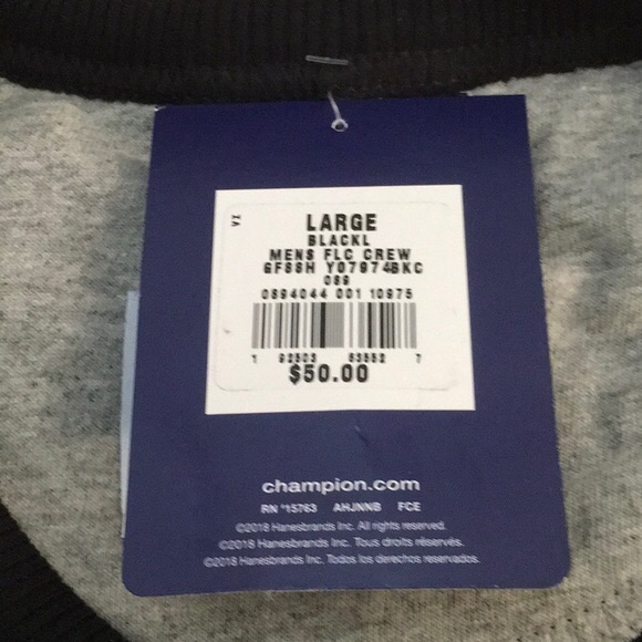 Champion ‘POWERBLEND’ Crew Neck Sweatshirt. - Picture 13 of 13